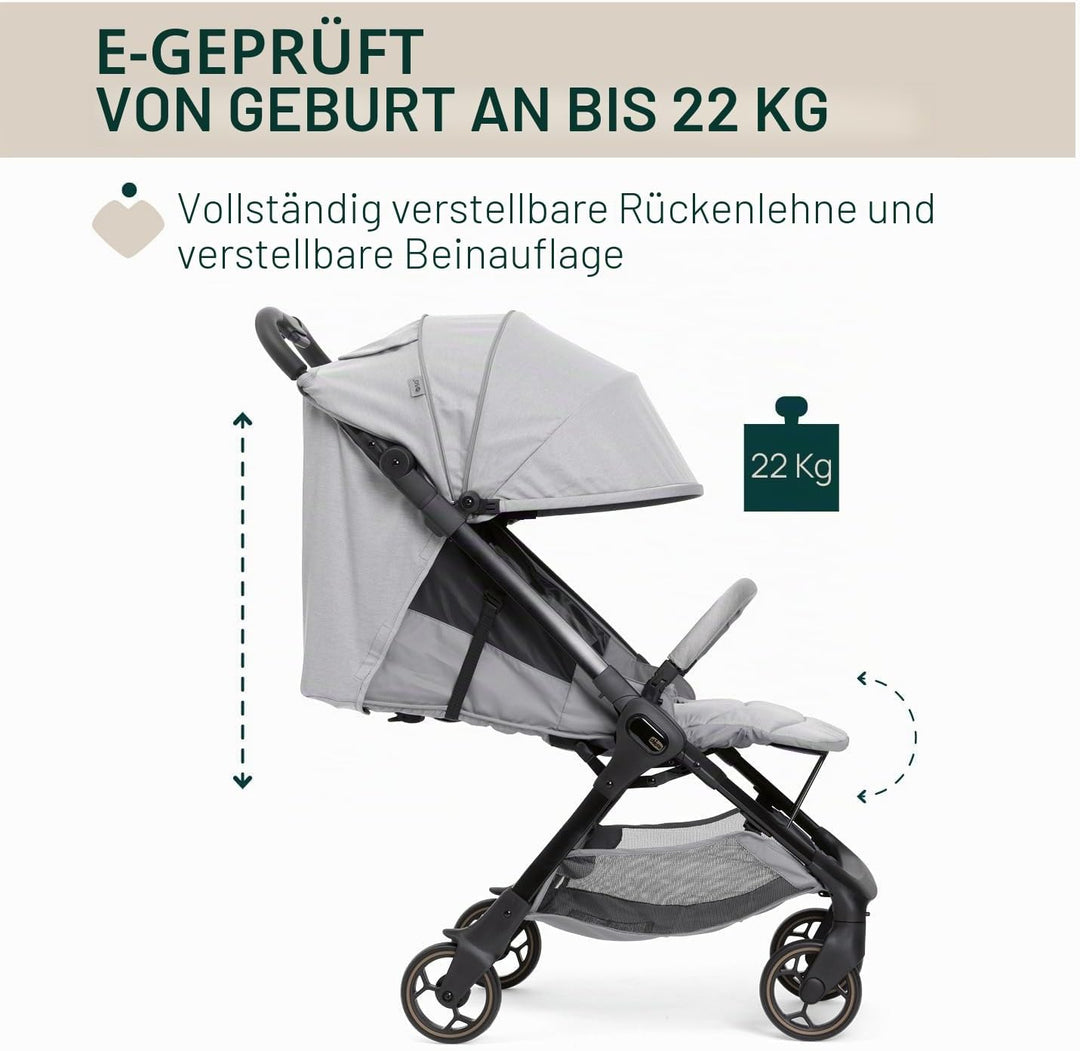 Chicco WE 2 Kinderwagen, leichter, faltbar, von 0 Monaten bis 22 kg, Reise-Kinderwagen, leichter Flu