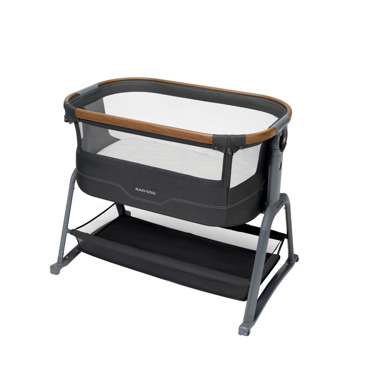 Maxi-Cosi Iora Plus Baby Stubenbett, 0-6M (9 kg), Klappbares und Leichtes Beistellbett Baby, Schauke