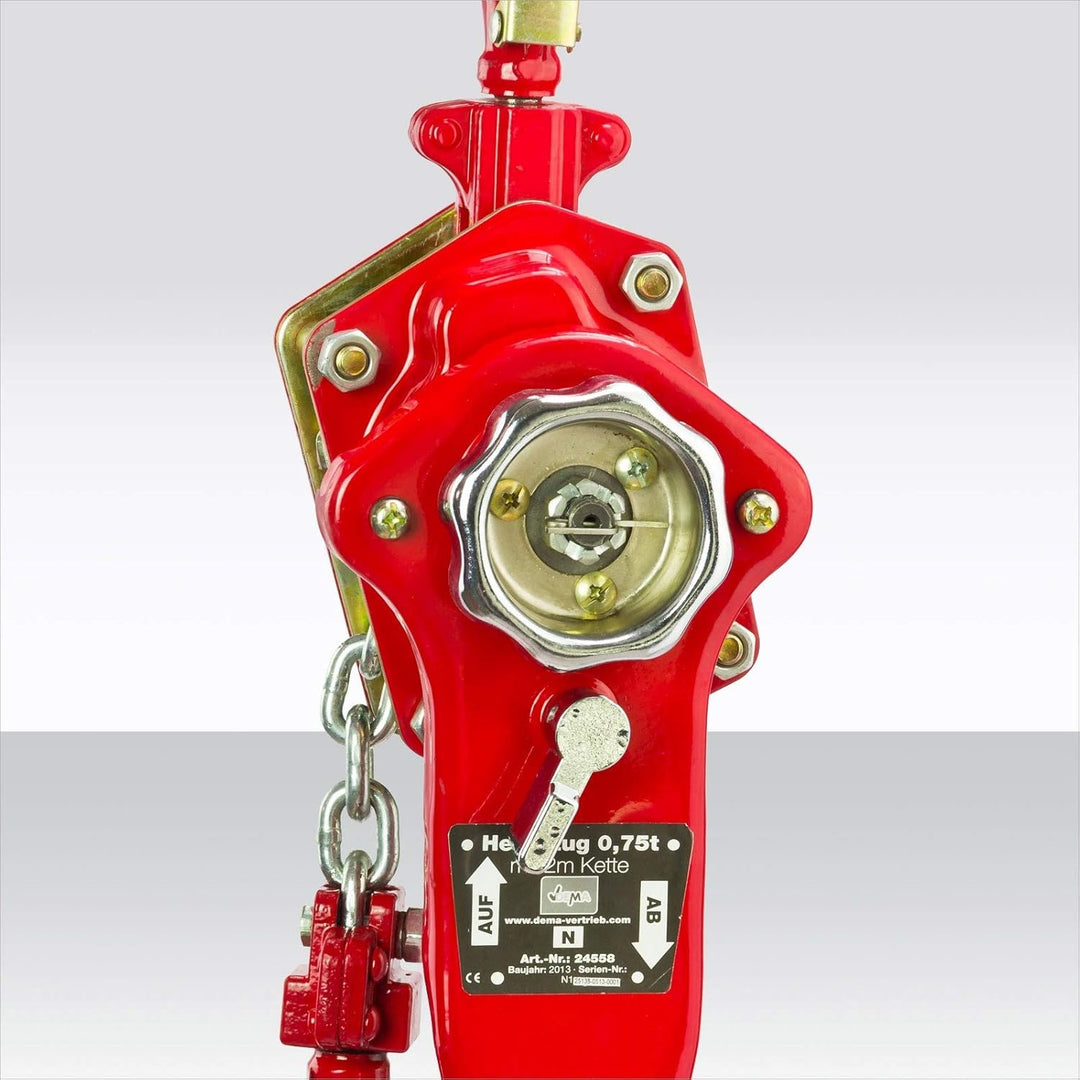 DEMA Hebelzug/Flaschenzug 0,75to. 2m Kette