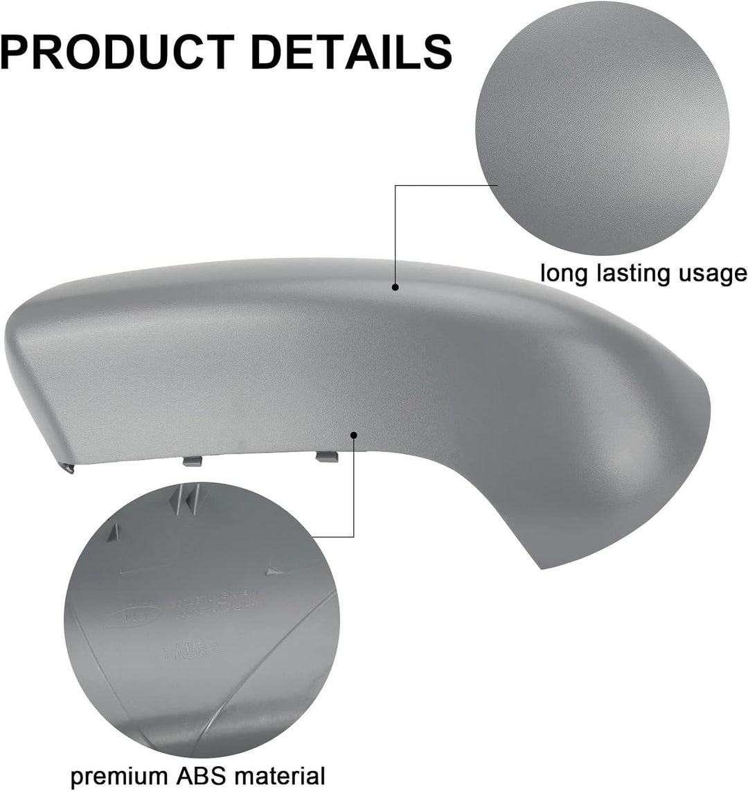 Auto Spiegelkappen, Ersatz für Nissan Qashqai 2007–2014 strukturierte schwarze Aussenspiegelabdeckun