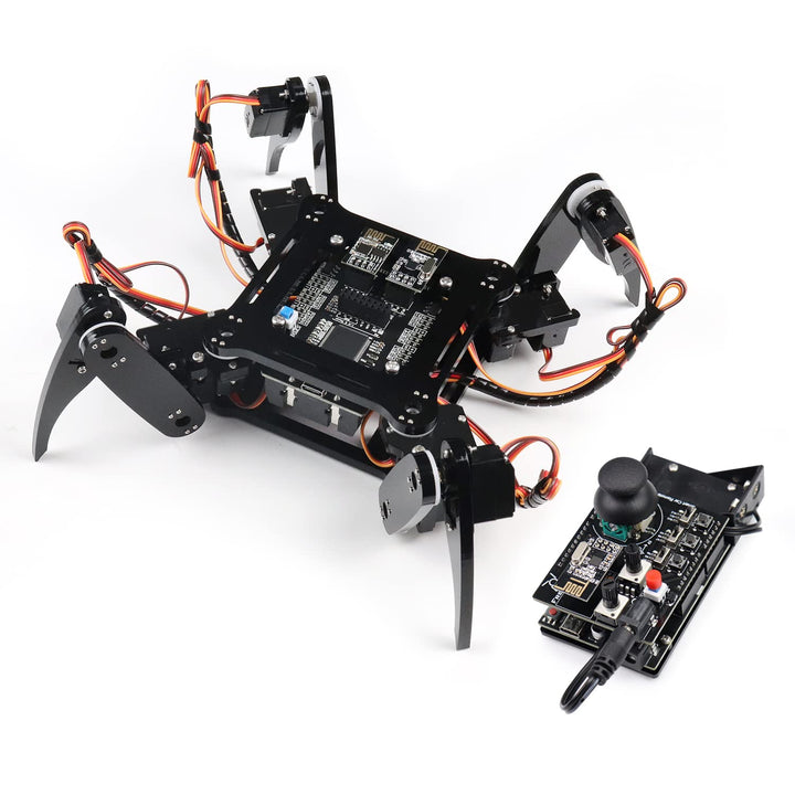 FREENOVE Quadruped Robot Kit with Remote (Compatible with Arduino IDE), App Remote Control, Walking