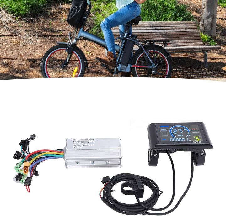 BuyWeek Elektrofahrrad Brushless Motor Controller Kit, 36V 48V 60V 450W 500W Sinuswelle Controller u
