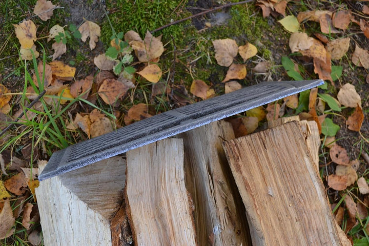 SEZAM 33 x 19 cm Gussrost Ofenrost Ascherost Gussrost Verschiedene Durchmesser, Kaminrost passend Ka