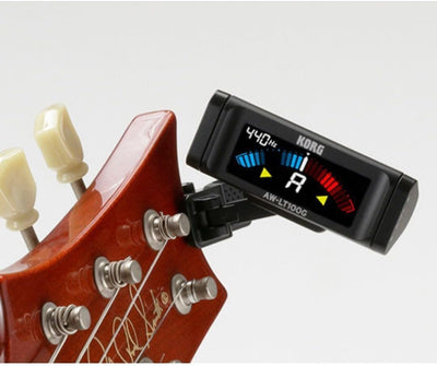 KORG Stimmgerät AWLT100-G Gitarre, E-Gitarre, Akustikgitarre, chromatische, Clip-Tuner mit Kalibrier