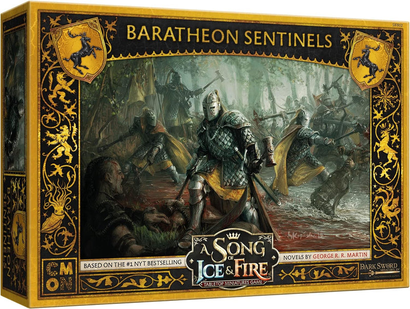 Cool Mini or Not CMNSIF802 Baratheon Sentinels: A Song of Ice and Fire Exp, Gold Baratheon Baratheon