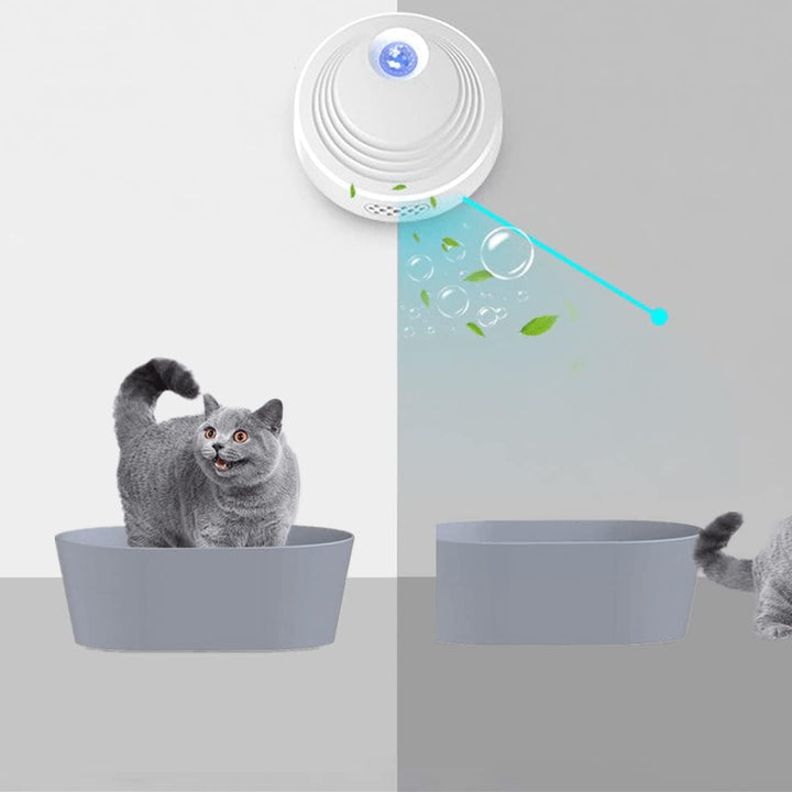 Katzentoilette Deodorant, Automatischer Geruchsbeseitiger für Haustiere, Neutralisator, für alle Art