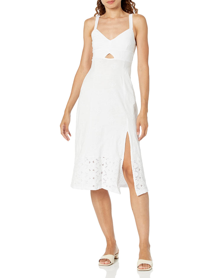 Desigual Damen Dress S Weiss, S Weiss