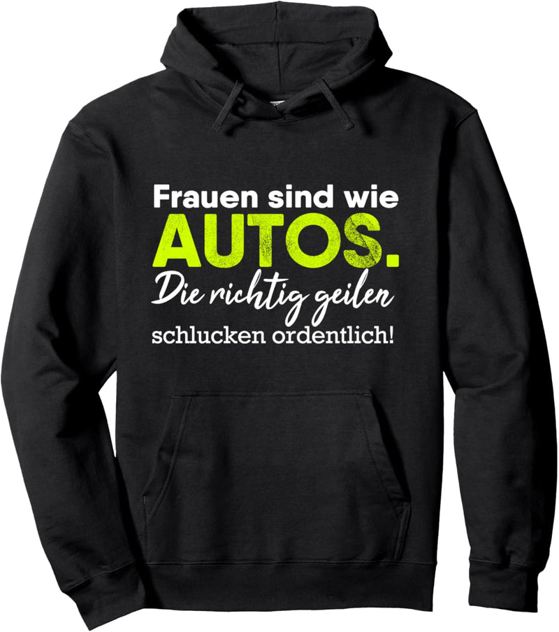 Auto und KFZ Tuner Spruch für V8 Fans und grosse Motoren Pullover Hoodie