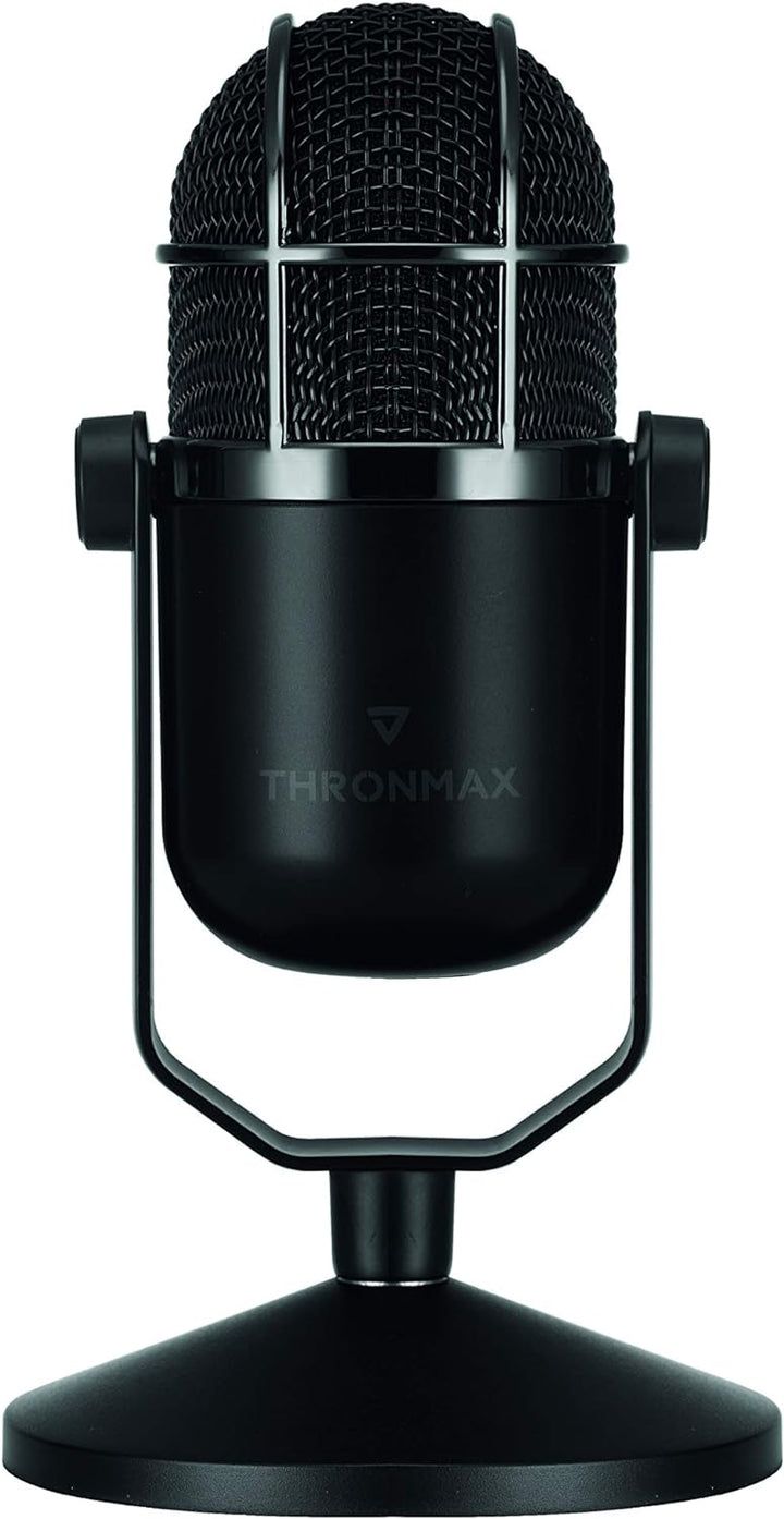 Thronmax Mdrill Dome (M3) Kondensator Mikrofon (Schwarz) für professionelle HD Aufnahmen (48kHz) in