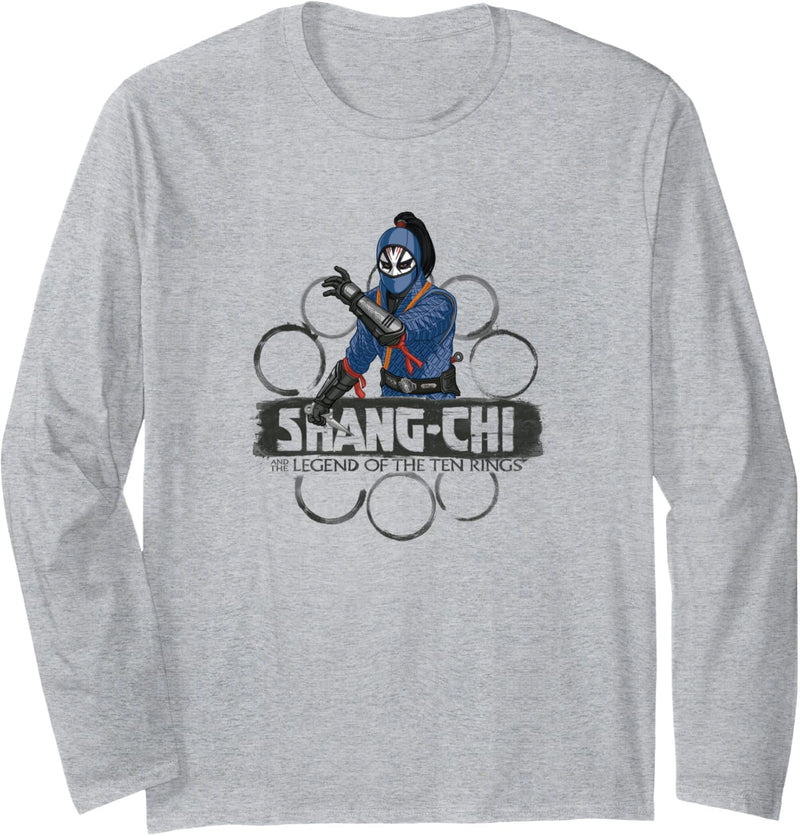 Marvel Shang-Chi Rings Logo Langarmshirt