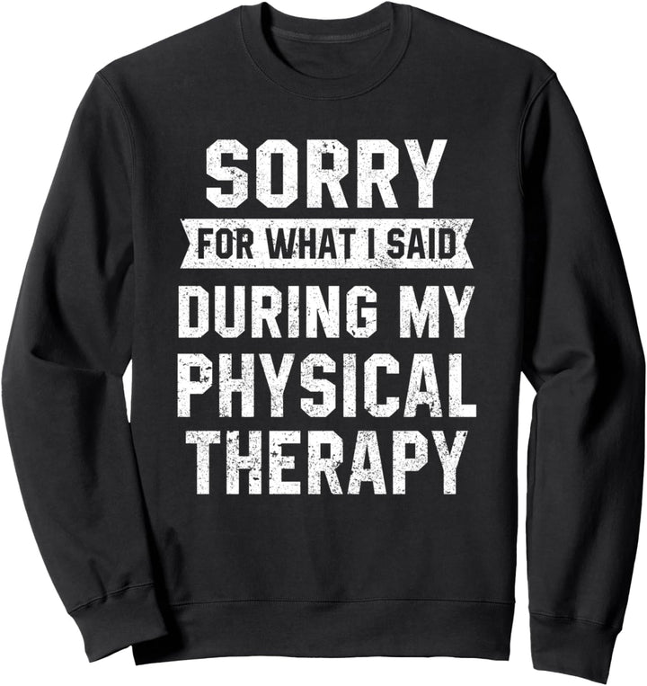 Lustige Knieersatztherapie Chirurgie Wiederherstellung Sweatshirt