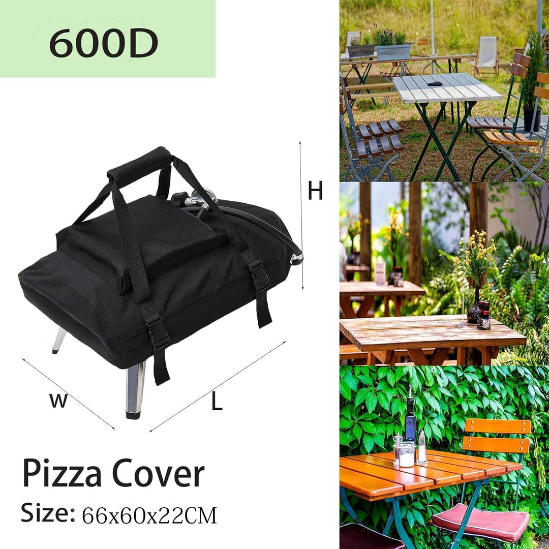 Pizzaofen Abdeckung für Ooni Koda 16, 600D Wasserdicht Pizzaofen Tragetasche Oxford-Stoff Tragetasch