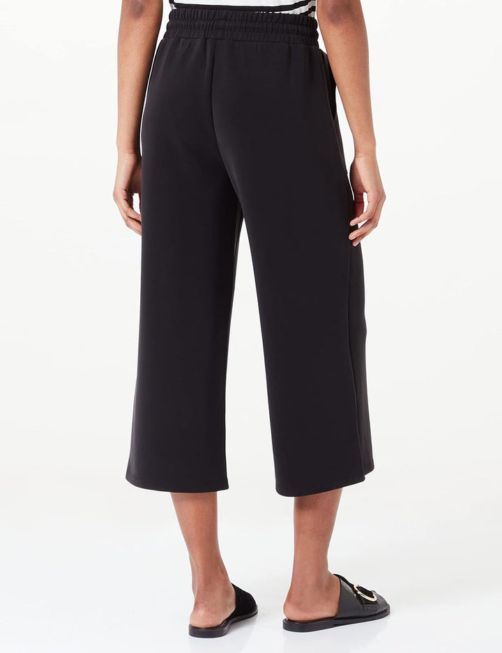 s.Oliver Damen Hose 7/8, Jogpant 42 Schwarz, 42 Schwarz