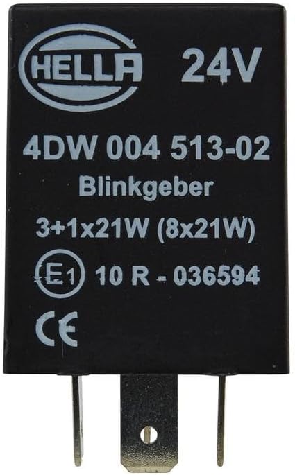HELLA - Blinkgeber - 24V - 4-polig - gesteckt - elektronisch - 4DW 004 513-021