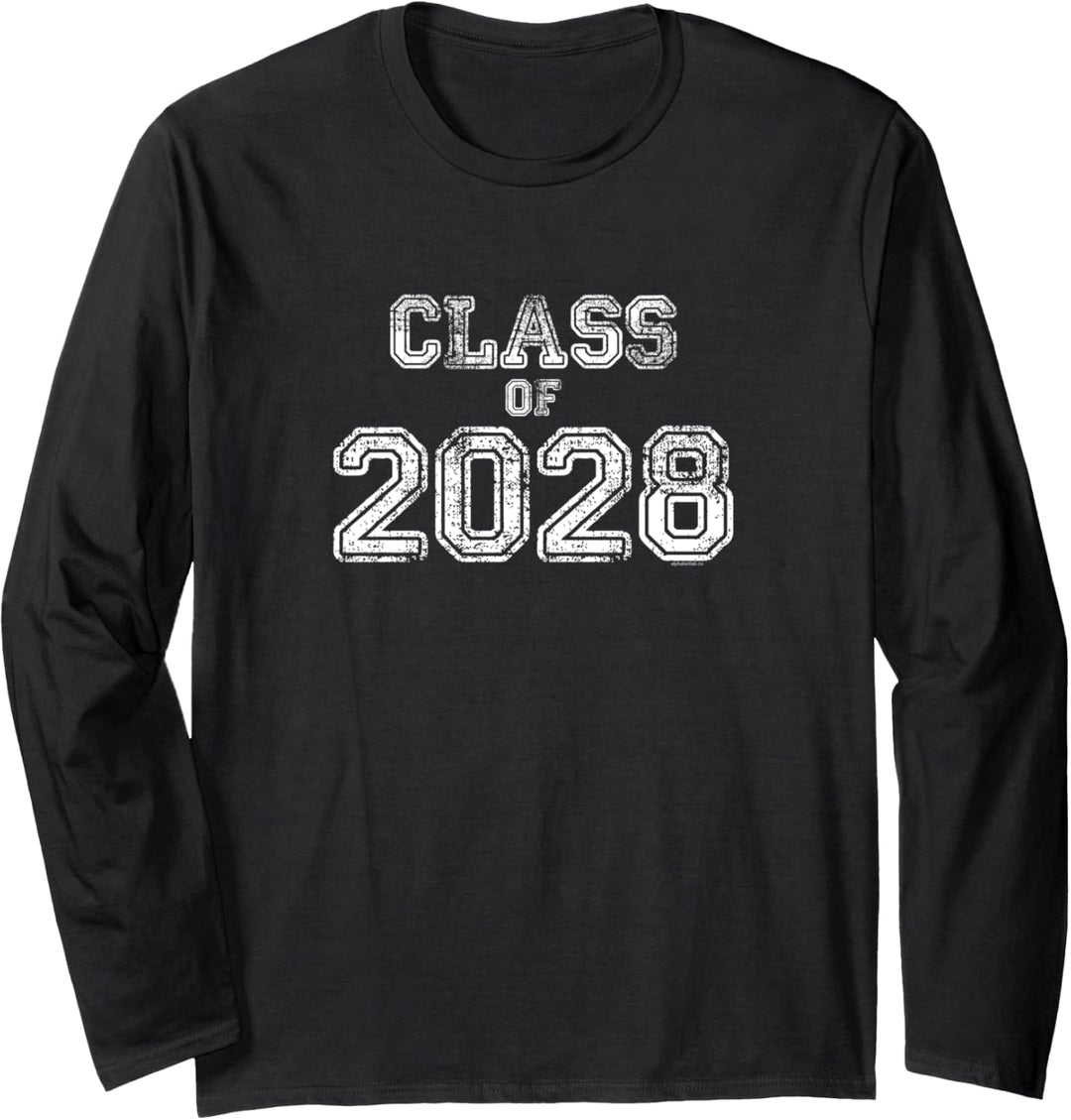 Class of 2028 Shirt | Senior 2028 Graduation Gift Him Her Langarmshirt