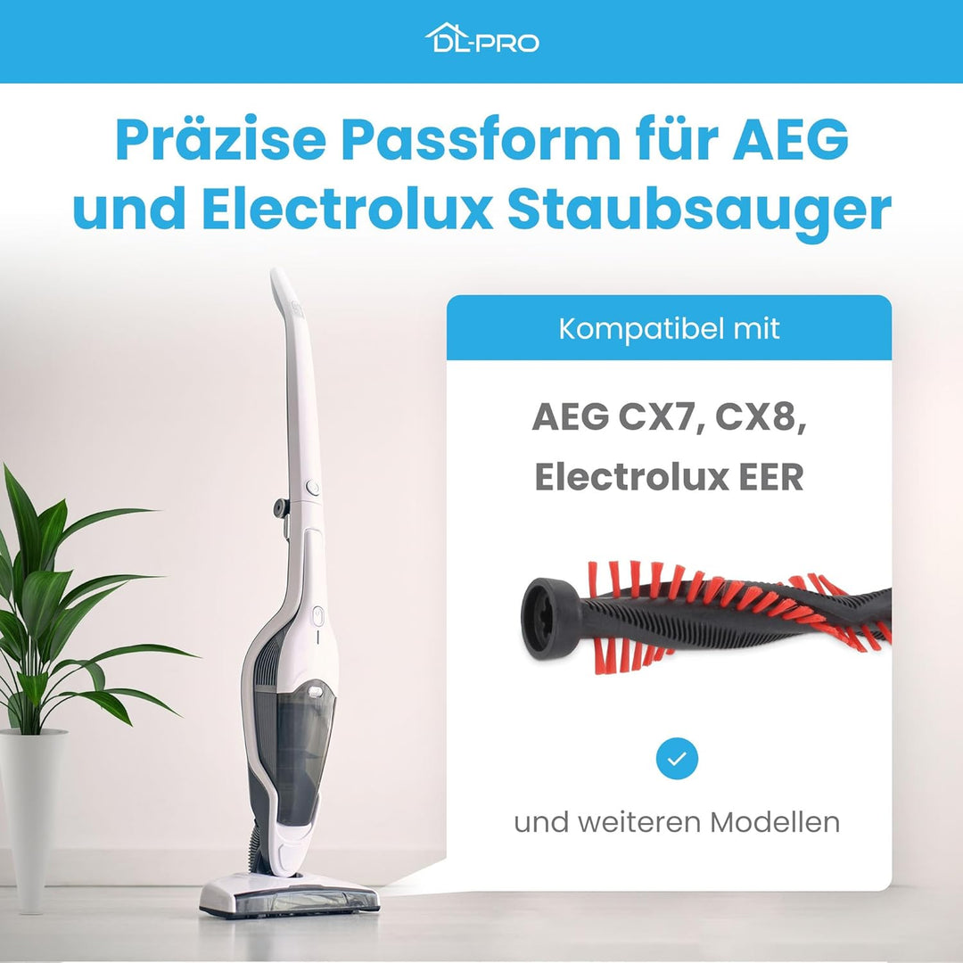 DL-pro Bürstenwalze für AEG Electrolux 140011839044 CX7 CX8 Bürstenrolle für Elektrobürste Bürste Ha