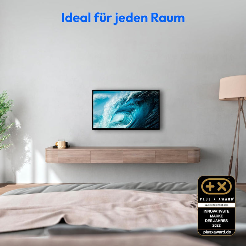 MEDION E13226 (MD 30326) 80 cm (32 Zoll) HD Fernseher (Triple Tuner Receiver DVB-T2 DVB-C DVB-S2, 2