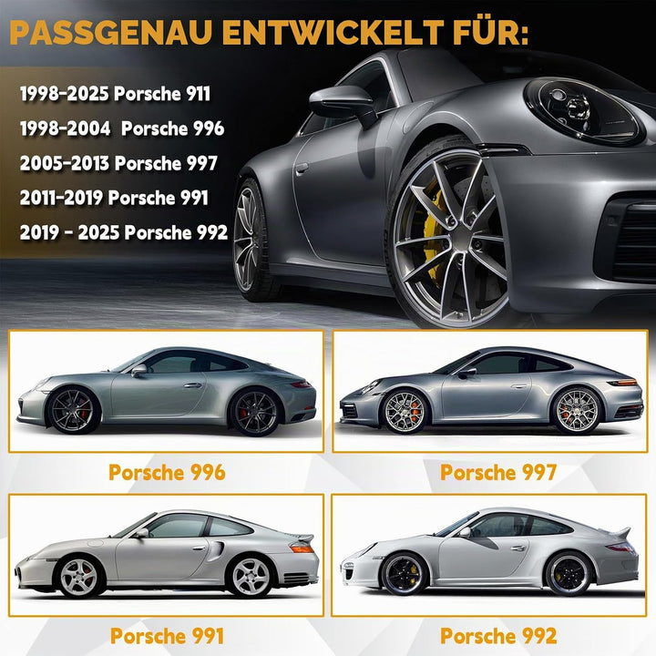 Autoabdeckung Wasserdicht für 1998-2025 Porsche 911 (991/992/996/997 Serie), Vollgarage Autoplane Au