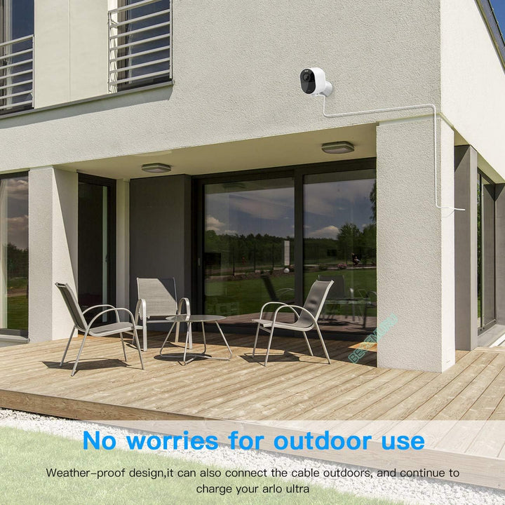 Arlo Ultra/Arlo Pro 3 Ladekabel BECEMURU Wetterfestes Magnetkabel für Arlo Ultra/Arlo Pro 3-Überwach