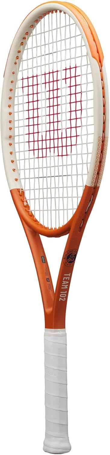 Wilson Roland-Garros Team 102 Tennis Racket 4-1/8" (1) Marineblau / Weiss, 4-1/8" (1) Marineblau / W
