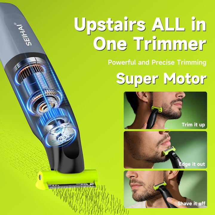 Intimrasierer Mann, All-in-1 Körperrasiere für Herren, USB-C Professioneller Body Trimmer Wasserdich
