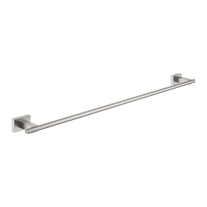 GROHE Essentials Cube | Badaccessoires - Badetuchhalter | 600 mm (Bohrabstand 558 mm) | supersteel |