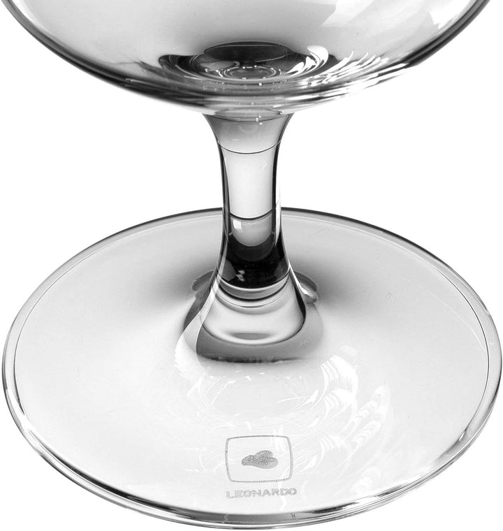 LEONARDO HOME Puccini Bierglas, Glas, 6.1 cm, 6 Biergläser 410 ml, Biergläser 410 ml