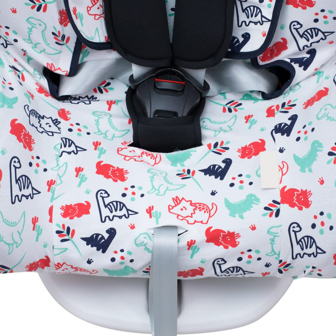 JYOKO KIDS Bezug Kompatibel mit Star Ibaby, Baby Auto Fix Noe (Dino Party), Dino Party