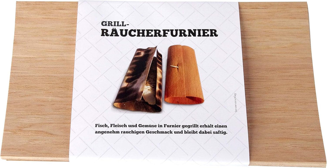 Grill-Räucherfurnier (Hickory, 20 Blatt 29x15), Hickory