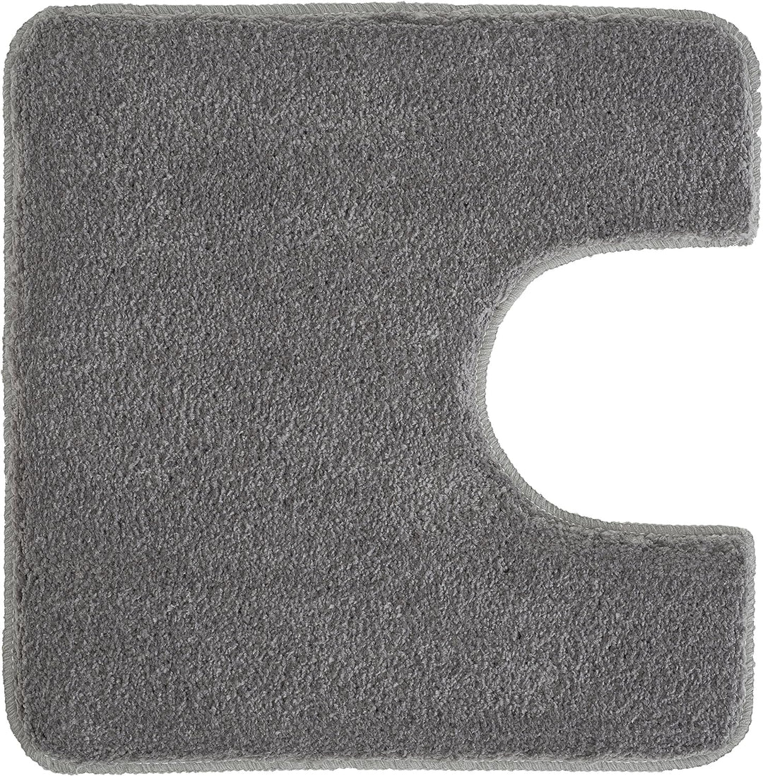 Meusch 2327901150 WC-Vorleger Super Soft, 50 x 50 cm, anthrazit 50 x 50 cm Anthrazit, 50 x 50 cm Ant
