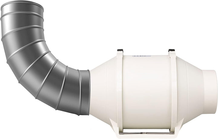 STERR Rohrventilator DFA100 Kanalventilator 100 mm / 4'' - Industrieventilator Niedriger Energieverb