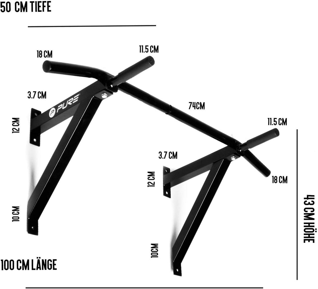 Pure2Improve - Chin-Up Bar, Klimmzugstange, Large