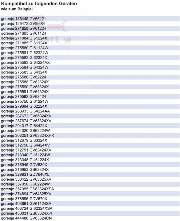 ensipart Sprüharm oben für Geschirrspülmaschine kompatibel wie gorenje 792954 kompatibel wie smeg 69