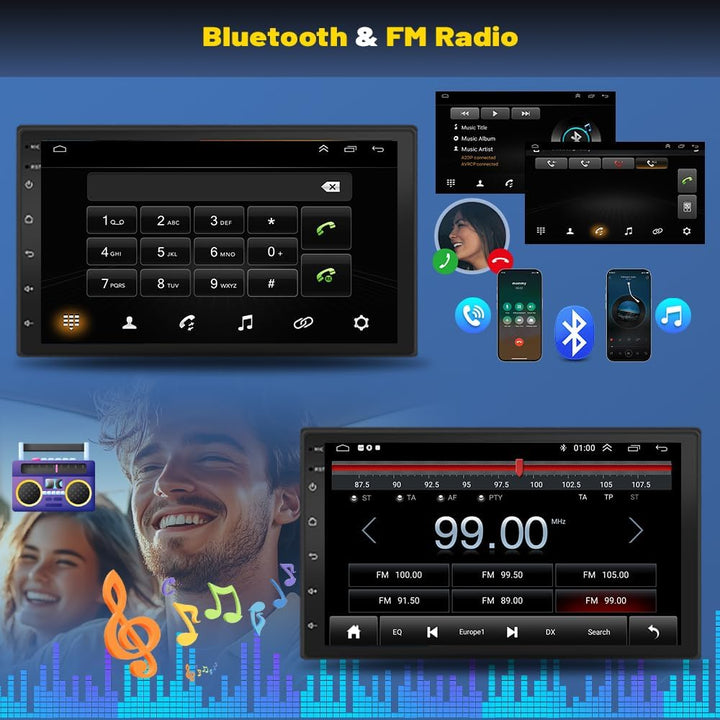 9 Zoll Touchscreen Android 13 Autoradio für Skoda Fabia 2007-2014 2+32G | 2 Din Radio für Fabia Auto