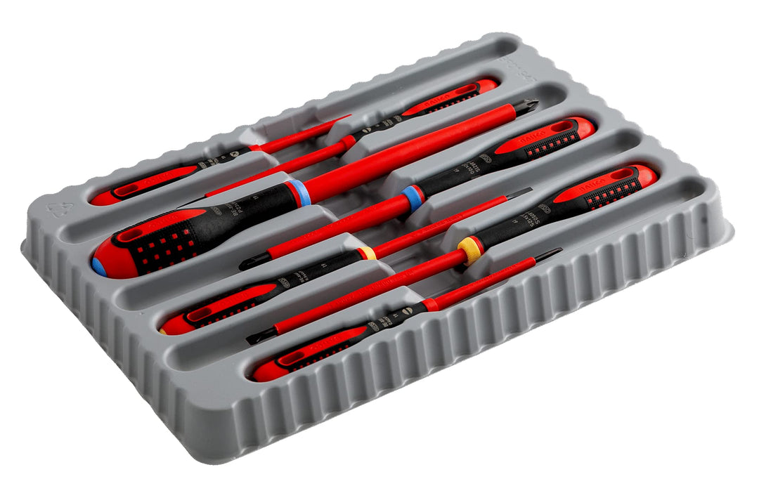 BAHCO BHBE-9888S Schraubendreher-Set (7-teilig) 1 Originalverpackung, 1 Originalverpackung