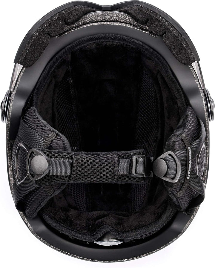 meteor Skihelm Kinder Snowboard Helm Herren Ski Helmet fur Mädchen Jungen Skihelm Damen S (53-55cm)