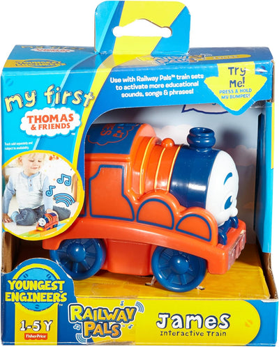 Fisher-Price My First – Thomas & Friends – Railway Pals – James – Interaktiver Zug mit Soundeffekten