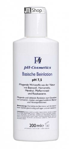 Basische Beinlotion pH 7, 5, bei brennenden, schweren, geschwollenen Beinen, Beincreme ph-Cosmetics,