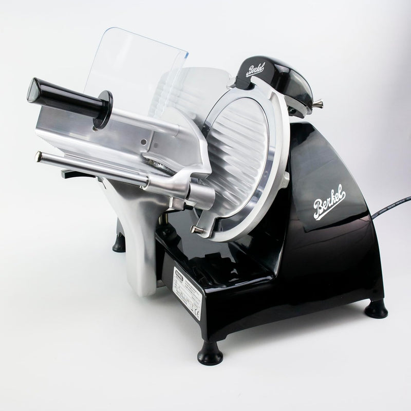 Berkel Red Line 250 schwarz Profi Aufschnittmaschine 250mm Scheideblatt inkl. handgefertigtes Einleg