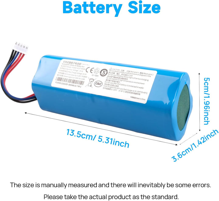 5200 mAh Akku Kompatibel mit Ecovacs Deebot T5 T8 T8+ T9 T9+ Deebot T10 T9 Ozmo 950 DX65 DX93 DX96,