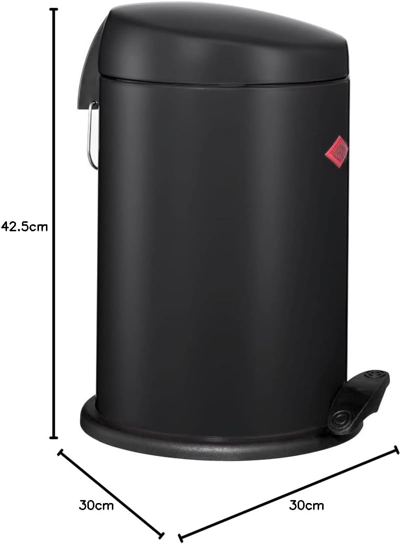 Tretabfallsammler 116 13 Liter schwarz, Schwarz