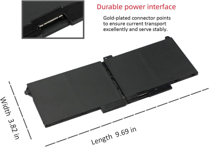 PUGASR RJ40G Laptop Akku Kompatibel mit Dell Latitude 14 5420 Latitude 15 5520 Precision 15 3560 Ser