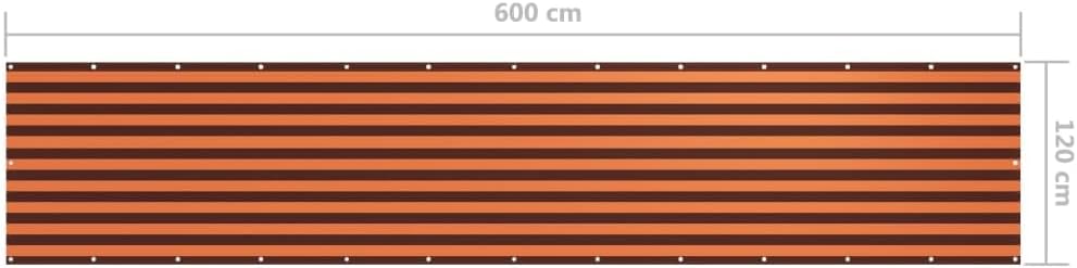 vidaXL Balkon Sichtschutz Bespannung Terrasse Windschutz Sonnenschutz Balkonbespannung Balkonverklei