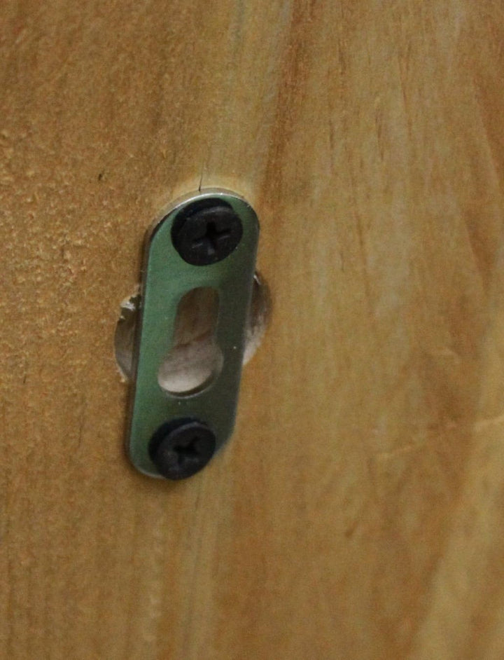 Dekorie Gewürzregal aus Holz - für die Wand oder stehend - Vintage Braun - 4 Stellflächen - 57 x 50