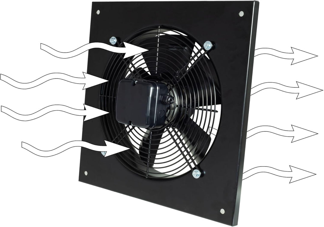 STERR Axialventilator 250 mm Industrieller Wandventilator – AXF250B, 250 mm - AXF250B