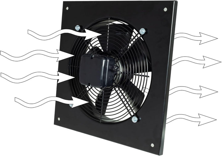 STERR Axialventilator 250 mm Industrieller Wandventilator – AXF250B, 250 mm - AXF250B