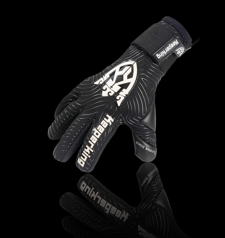 Keeperking Torwarthandschuhe für Erwachsene Fussballhandschuhe Herren Innennaht Profi Premier Grip 4
