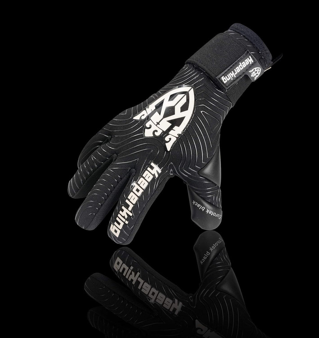 Keeperking Torwarthandschuhe für Erwachsene Fussballhandschuhe Herren Innennaht Profi Premier Grip 4