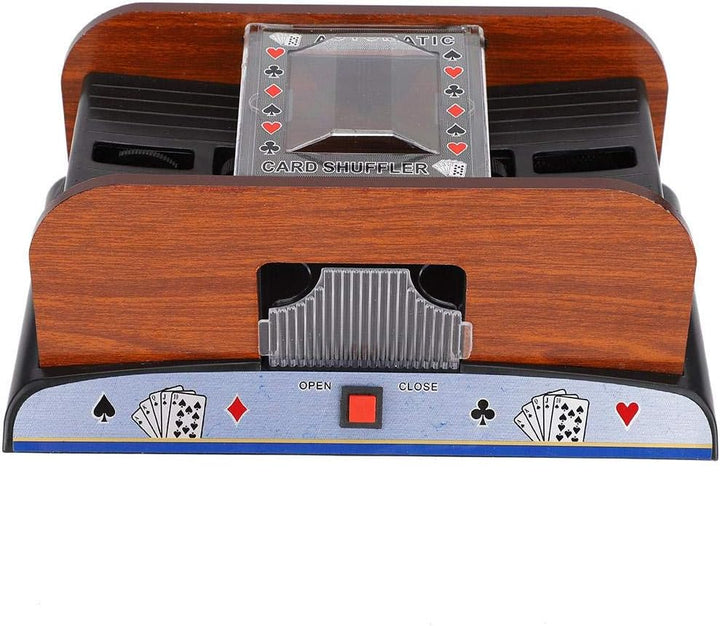 YUYTE Elektrischer Kartenmischer, Kartenmischmaschine, Automatischer Pokerkartenmischer für Pokerspi