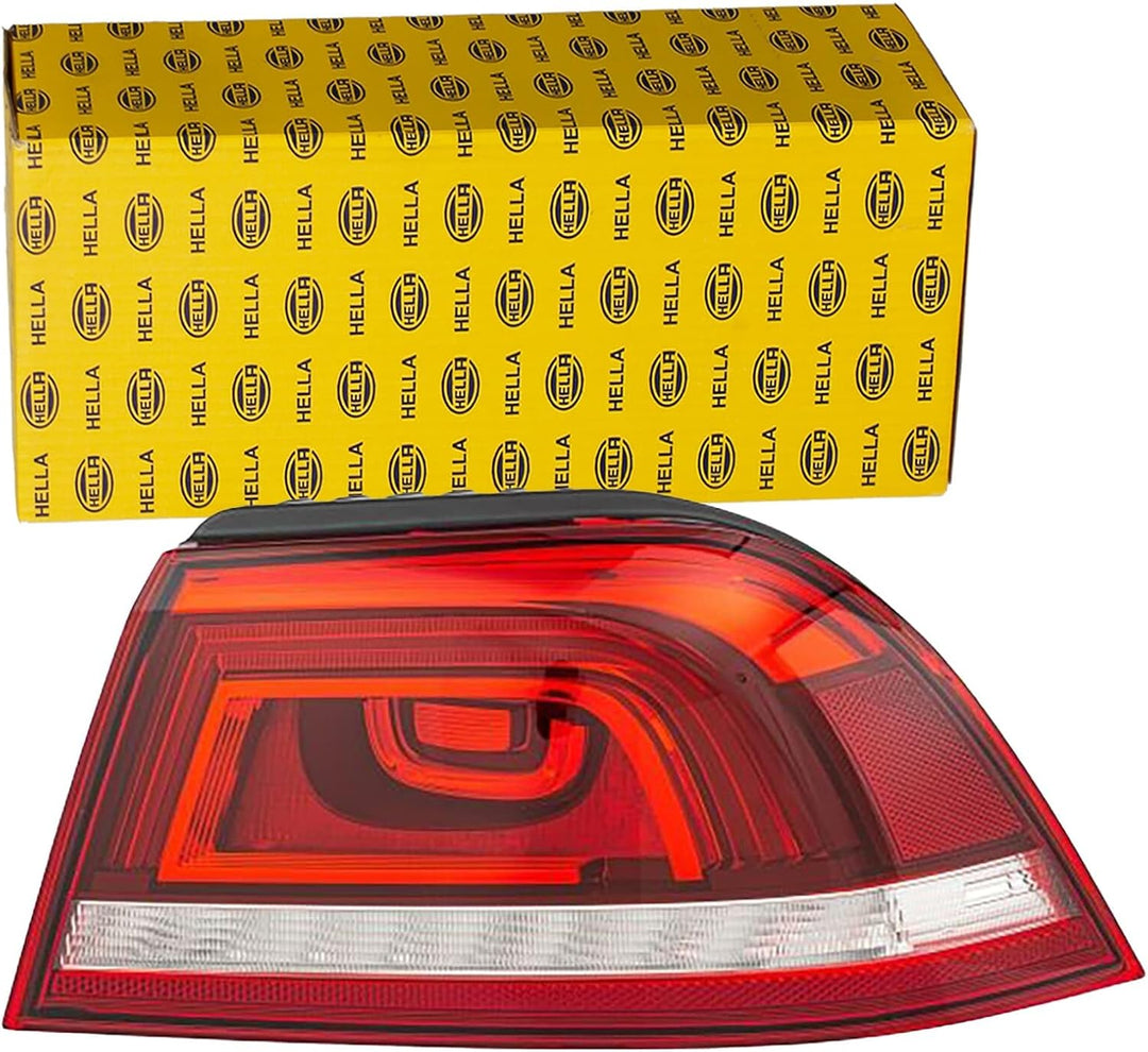 HELLA 2SD 010 697-121 Heckleuchte - LED - glasklar/rot - äusserer Teil - ECE/CCC - rechts, Rechts